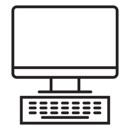 Golpe de computador Desenho PNG