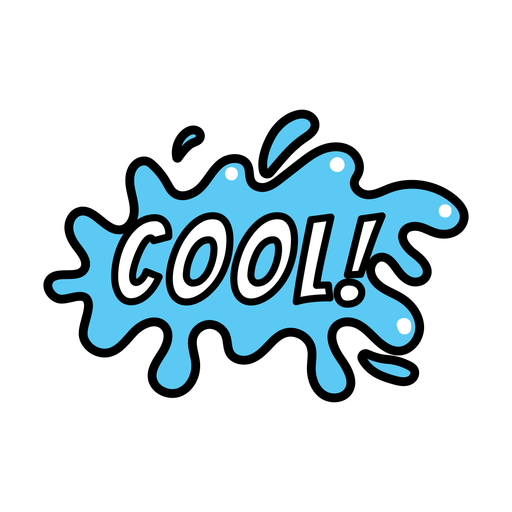 Cool sticker  Transparent  PNG  SVG vector file