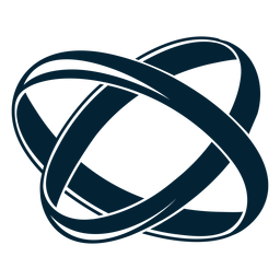 Silhueta de anel bonito Desenho PNG