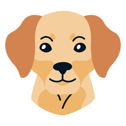 Dog puppy flat PNG Design