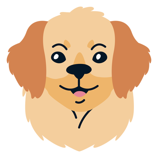 Ilustração plana de cachorro filhote - Baixar PNG/SVG Transparente