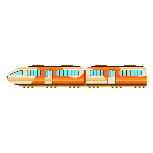 Ilustração de trem elétrico Desenho PNG