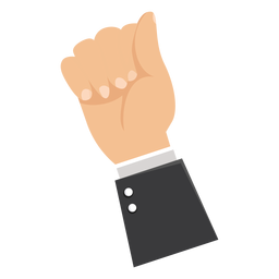 Faust Hand Ärmel Illustration PNG-Design