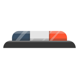 Ilustración de sirena intermitente Diseño PNG