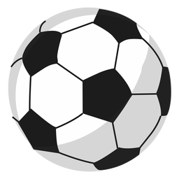 Football ball illustration PNG Design