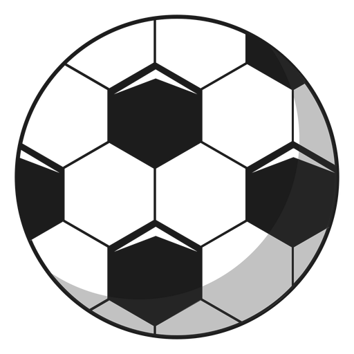 Ilustración de pentágono de pelota de fútbol Diseño PNG