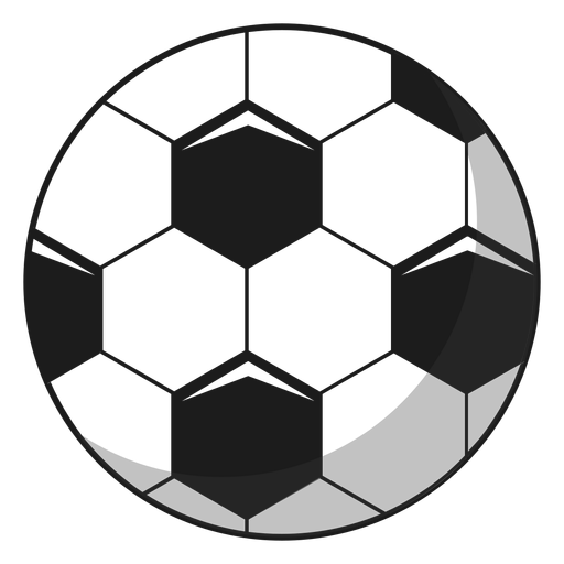 Ilustraci?n de pent?gono de pelota de f?tbol Diseño PNG