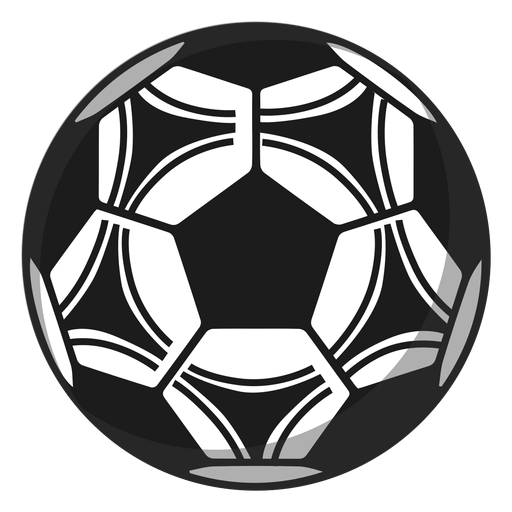 Ilustración de fútbol pentágono de fútbol Diseño PNG