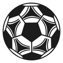 Silueta de futbol Diseño PNG