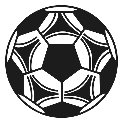 Football soccer silhouette PNG Design