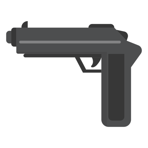 Waffe flach PNG-Design