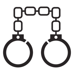 Silhueta de cadeia de algemas Desenho PNG