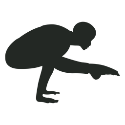 Human handstand silhouette Transparent PNG
