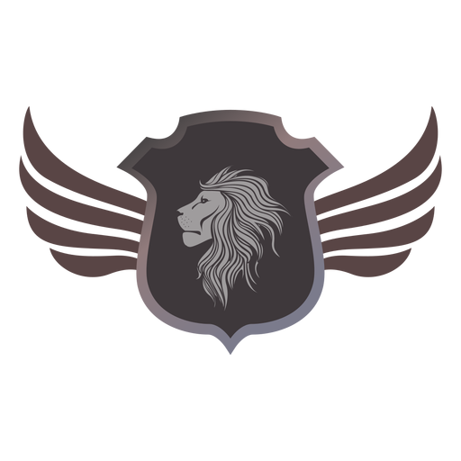 Lion emblem logo logotype heraldry