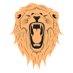 Löwe Illustration Design PNG-Design