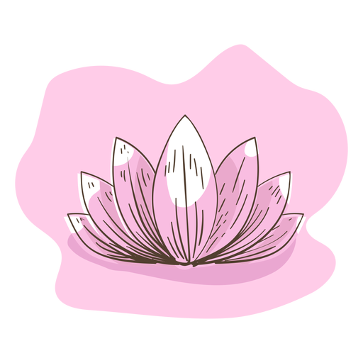 Lotus illustration PNG Design