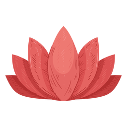 Lotusblattillustration PNG-Design