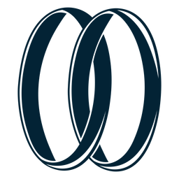 Amor anel silhueta Desenho PNG