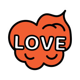 Autocolante de amor Desenho PNG