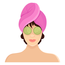 Ilustração de máscara de morena Desenho PNG