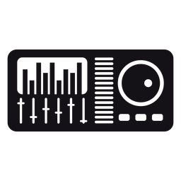 Mischer Silhouette PNG-Design
