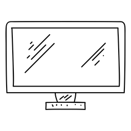 Desenho da tela do monitor Desenho PNG