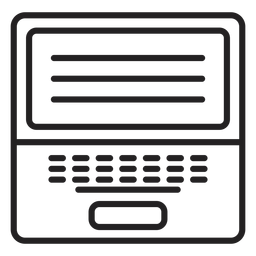 Trazo de cuaderno Diseño PNG