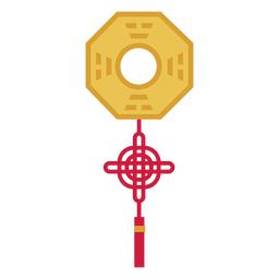 Octahedron decoration flat PNG Design