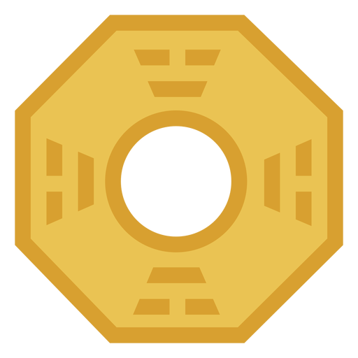 Oktaeder flach PNG-Design