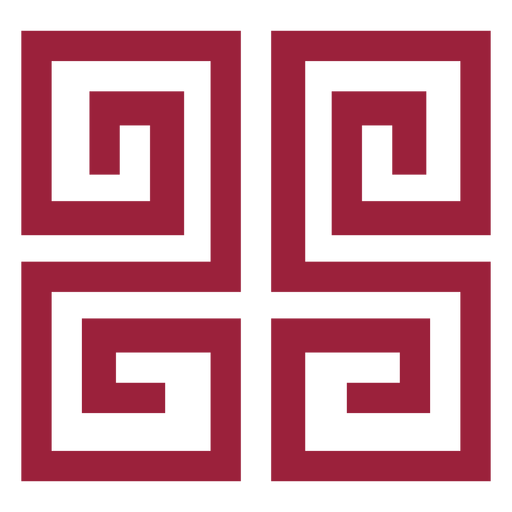 Silhueta de labirinto de labirinto padrão Desenho PNG