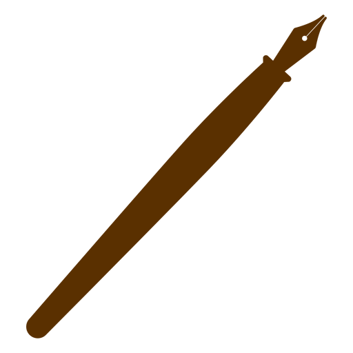 Pen silhouette PNG Design