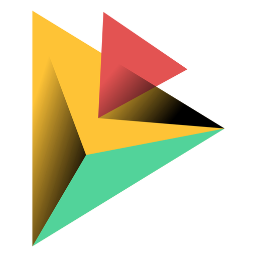 Ilustración del ápice 3d del triángulo de la pirámide Diseño PNG