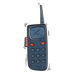 Radio station antenna illustration PNG Design