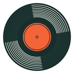 Ilustración de vinilo de rareza de registro Diseño PNG