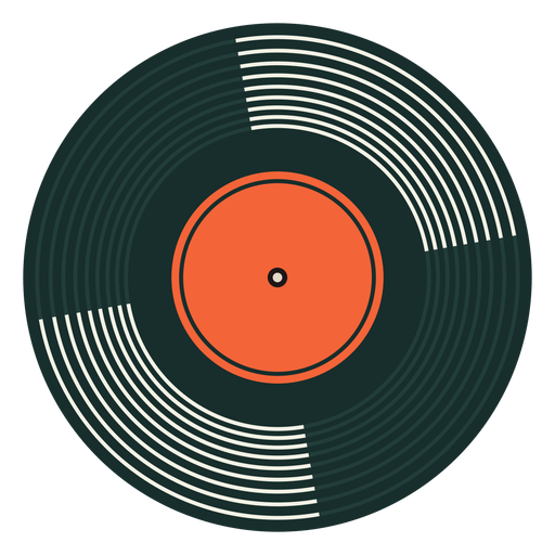 Rekord Rarität Vinyl Illustration PNG-Design