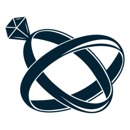 Ring illustration silhouette