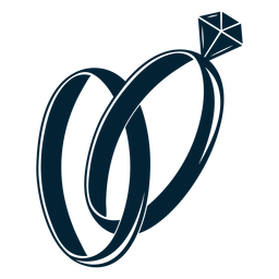 Ilustração da silhueta do anel Desenho PNG