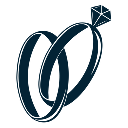 Ring silhouette illustration