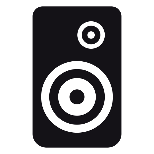 Lautsprecher Lautsprecherschattenbild PNG-Design