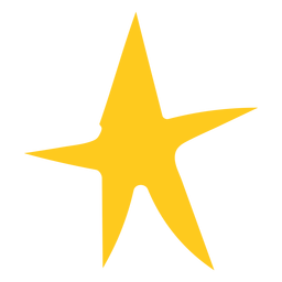 Cielo plano estrella Diseño PNG