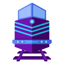 Ilustración de barandilla piloto de locomotora de vapor Diseño PNG