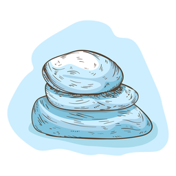 Pirâmide de ilustração de pedra Desenho PNG