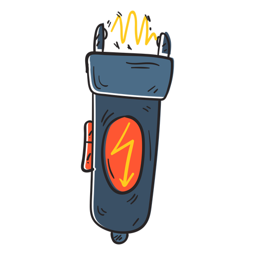 Ilustração atual da arma de choque Desenho PNG