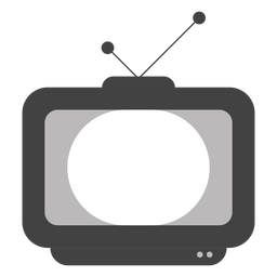 Television  Antenna screen silhouette PNG Design