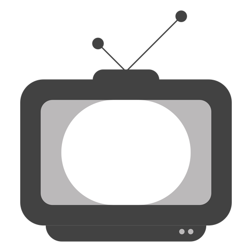 Silhueta da tela da antena de televisão Desenho PNG