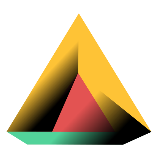 Download Triangle Pyramid 3d Illustration Transparent Png Svg Vector File