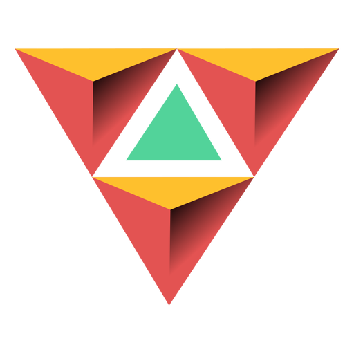 Download Triangle pyramid apex 3d illustration - Transparent PNG ...