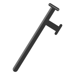 Ilustração de bastão de cassetete Desenho PNG