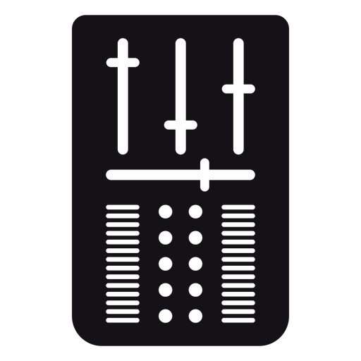 Silhueta de controle de volume Desenho PNG