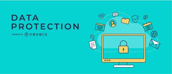 Data Protection Banner Design Data Protection Banner Design